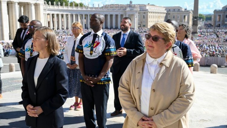 Катэхеты, прысутныя на юбілейнай Імшы на Плошчы Святога Пятра 28 верасня 2025 года