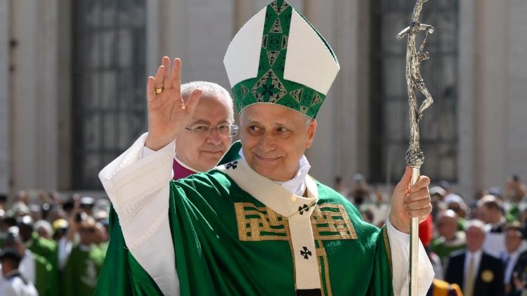 папата на литургията за Юбилея на катехизатоите