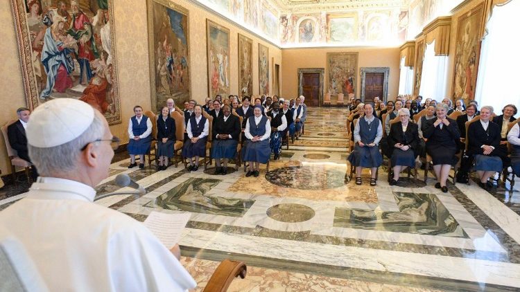 Pope Leo XIV addresses Pauline Sisters