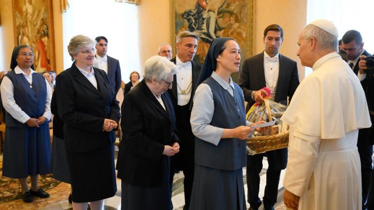 Un momento dell'udienza 