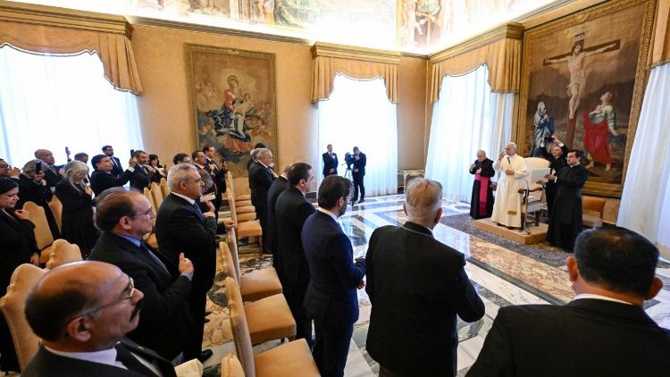 La Leon XIV, reprezentanți ai "Confederacion Medica Latinoiberoamericana y del Caribe" (CONFEMEL)