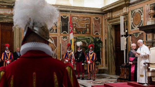 Papst an Gardisten: Signal der Einheit für die gesamte Kurie