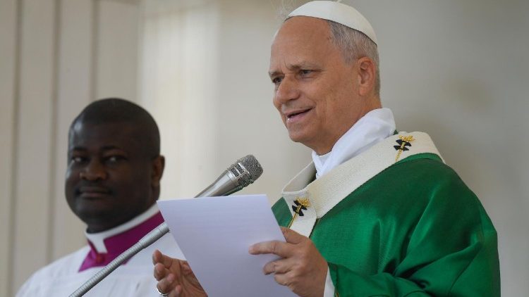 Papež Lev XIV. pronáší homilii při Jubileu misionářů a migrantů