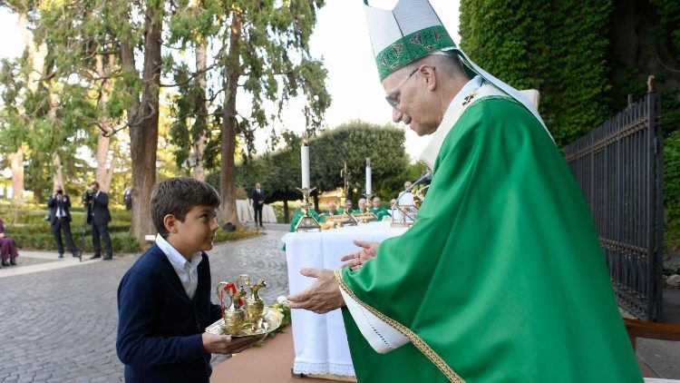 Familiares dos gendarmes também participaram da celebração