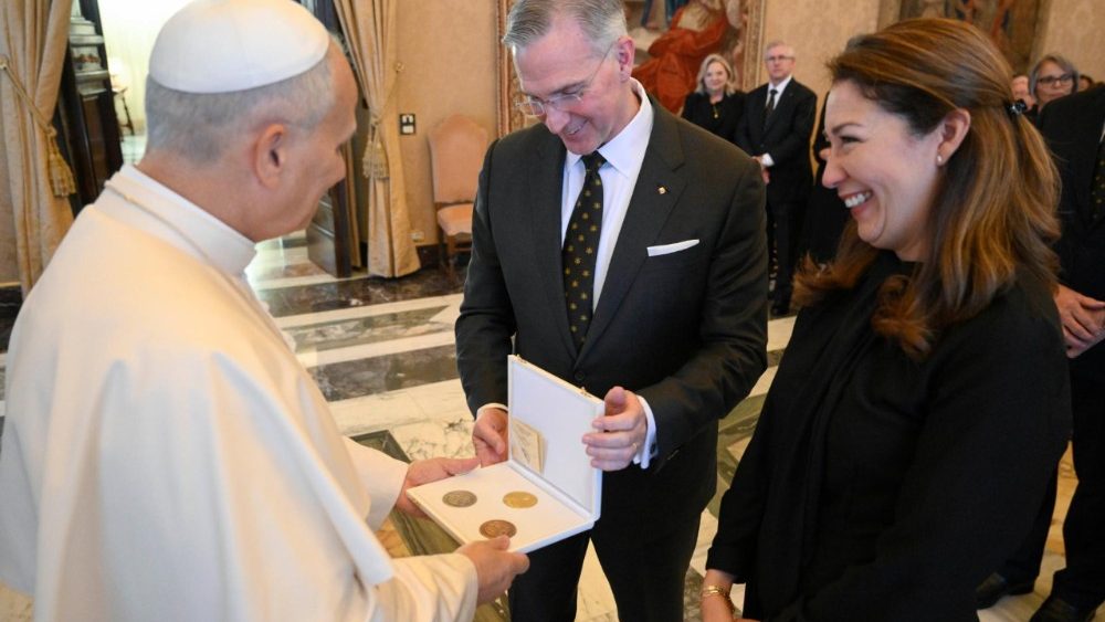 La Leon XIV,  membri ai direcțiunii Cavalerilor lui Columb