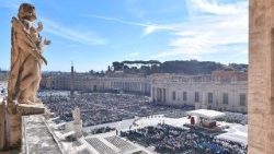 സമർപ്പിതരുടെ ജൂബിലിയുമായി ബന്ധപ്പെട്ട് അർപ്പിക്കപ്പെട്ട വിശുദ്ധ ബലിയുടെ ഒരു ദൃശ്യം