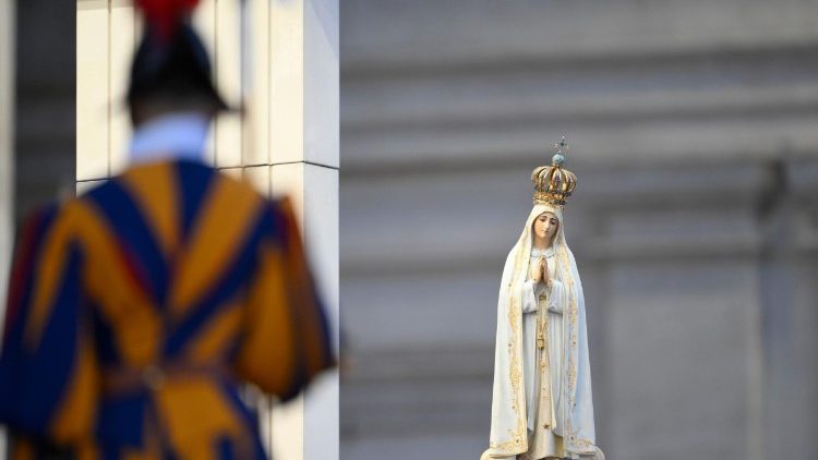 La imagen de la Virgen de Fátima en el Jubileo de la Espiritualidad Mariana 