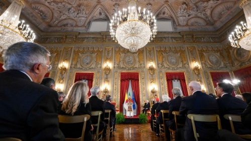 P&aring;ven m&ouml;ter Italiens president: Fred betyder bygga ett v&auml;rdigt och v&auml;lm&aring;ende samh&auml;lle
