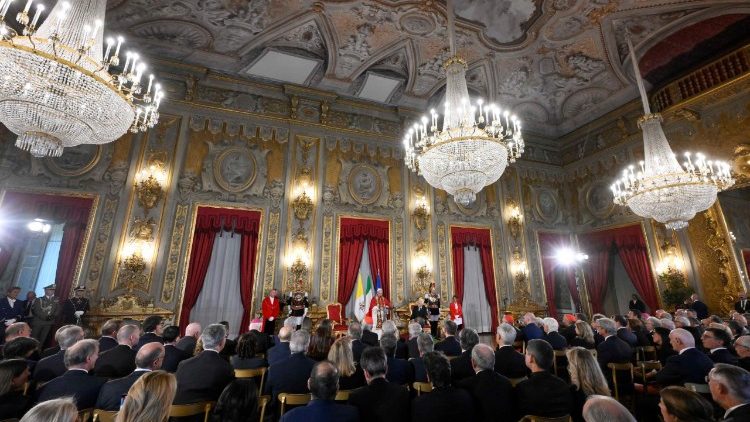 O Papa no Palácio do Quirinal