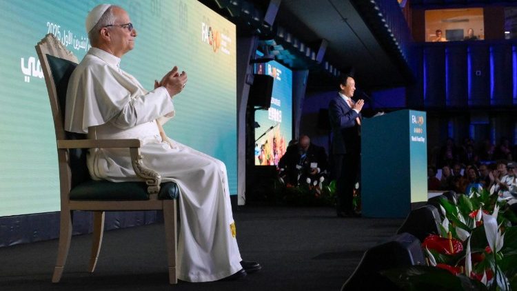 Папа Лъв XIV във ФАО