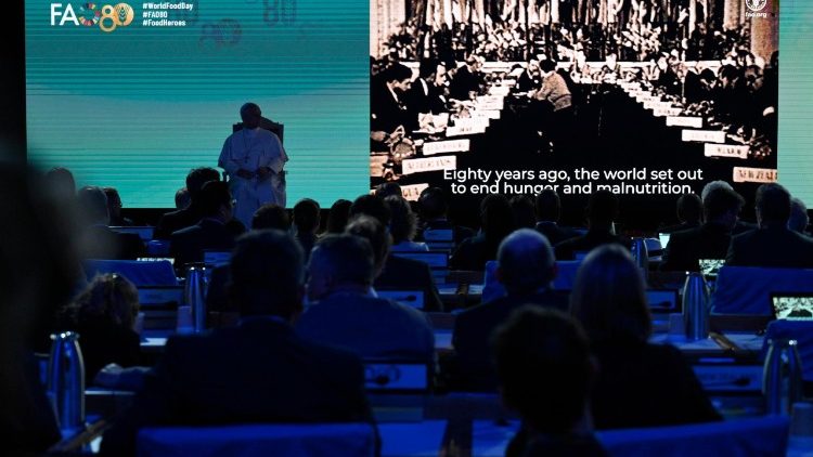 Papež v Organizaci OSN pro výživu a zemědělství