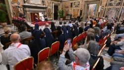 Папата с руските поклонници