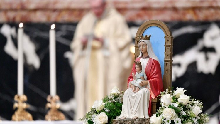 Imagen de la Virgen de Coromoto, patrona de Venezuela