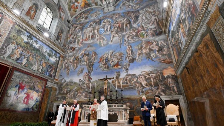 La preghiera ecumenica in Cappella Sistina   (@Vatican Media)