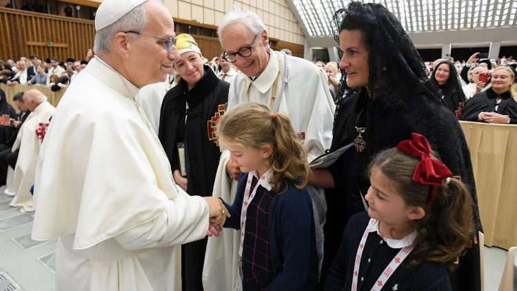 Частная аудиенция в Зале Павла VI, 23 октября 2025 г.