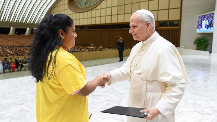 Papa Leone XIV saluta Guadalupe