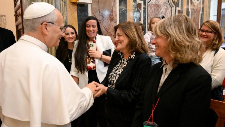 A audiência foi realizada na Sala Clementina, no Vaticano