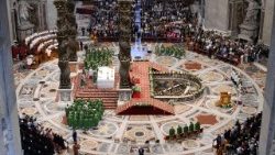 Msza św. z uczestnikami Synodu, fot. Vatican Media.