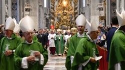 Mässa i Peterskyrkan för synodala arbetsgruppers jubelår