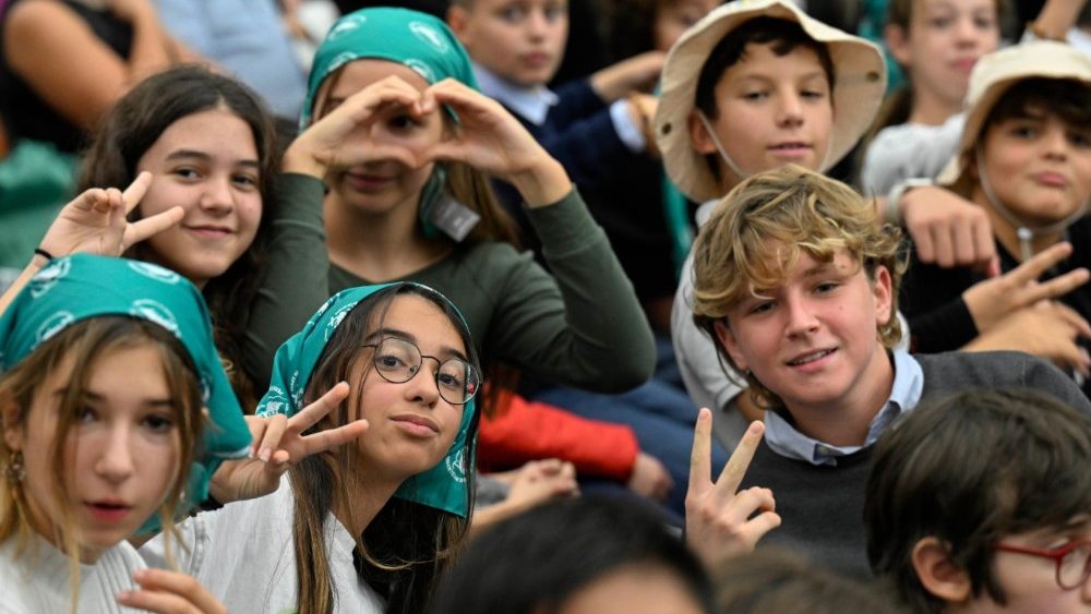 Аўдыенцыя для маладых удзельнікаў Юбілею свету адукацыі