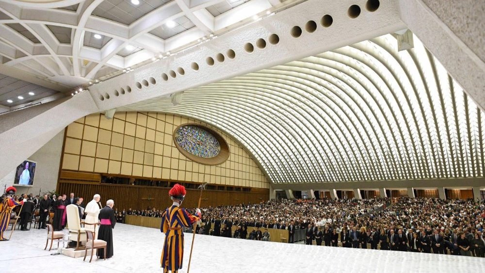 Аўдыенцыя для маладых удзельнікаў Юбілею свету адукацыі