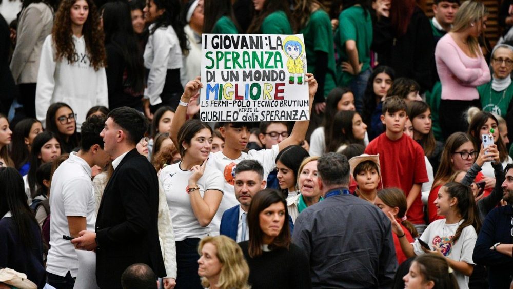 Аўдыенцыя для маладых удзельнікаў Юбілею свету адукацыі