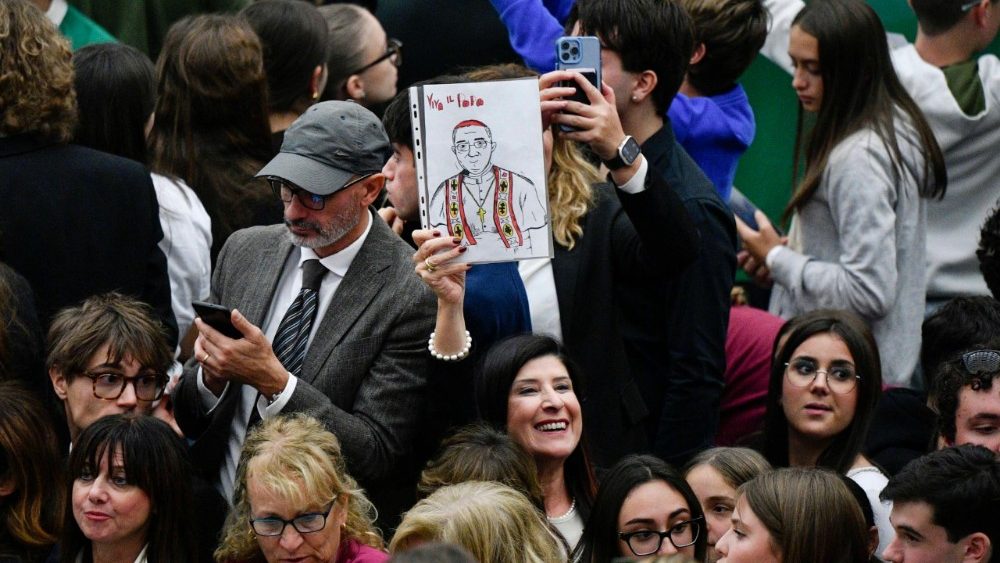 Аўдыенцыя для маладых удзельнікаў Юбілею свету адукацыі