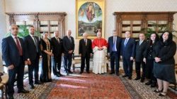 Návštěva prezidenta Palestinského státu Mahmouda Abbáse ve Vatikánu, 6. listopadu 2025