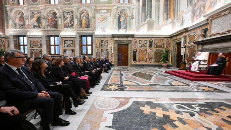 Папата с Консултативния съвет на RCS Academy