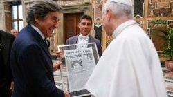 Påve Leo XIV:s möte med Advisory Board di RCS Academy