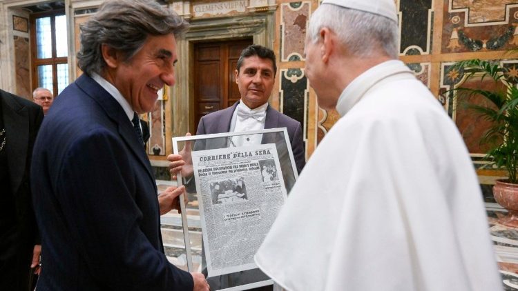 Påve Leo XIV:s möte med Advisory Board di RCS Academy