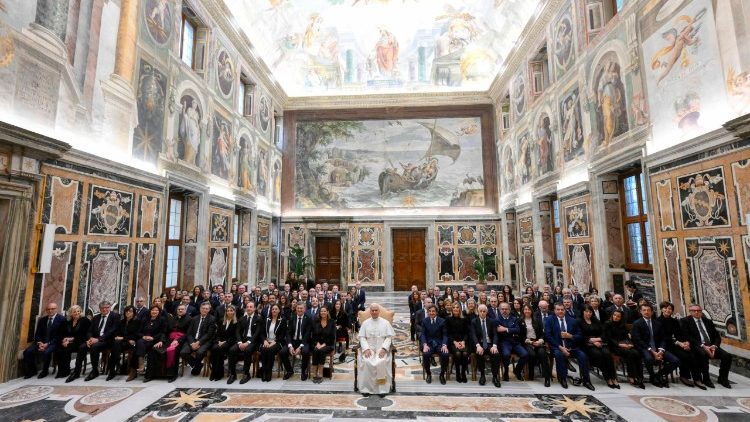 वाटिकन में आरसीएस अकादमी के प्रतिनिधियों ने सन्त पापा लियो से मुलाकात, 07.11.2025