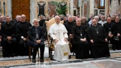 Påve Leo XIV höll på fredagen ett tal till deltagarna vid den 65:e generalförsamlingen för den Italienska konferensen för överordnade inom religiösa ordnar