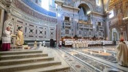 Popiežius Leonas XIV Laterano bazilikoje 