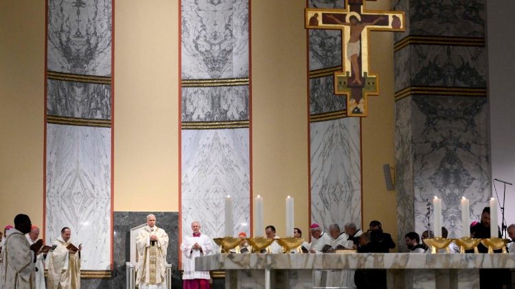 Papież w bazylice św. Anzelma