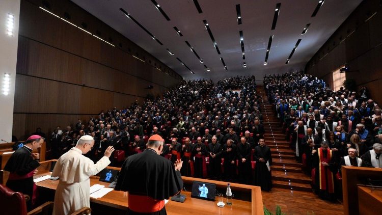El Papa en la Universidad Lateranense para la inauguración del Año Académico.
