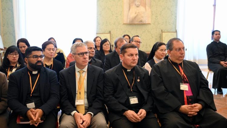 Падчас папскай аўдыенцыі для Выканаўчага камітэта Каталіцкай біблійнай федэрацыі