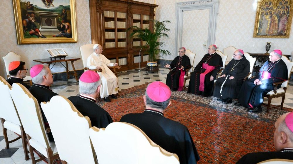 Папская аўдыенцыя для выканаўчай камісіі Канферэнцыі Біскупаў Іспаніі