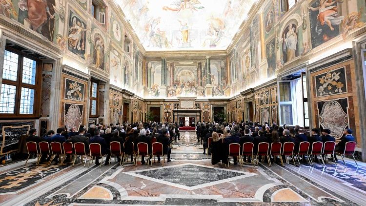 Audiencija seminaro apie sveikatos apsaugą Lotynų Amerikoje dalyviams