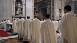 Misa en la Basílica Vaticana para el personal diplomático de la Santa Sede.