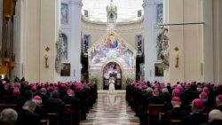 2025.11.20 Assisi - Incontro con i Vescovi della CEI nella Basilica di Santa Maria degli Angeli