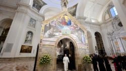 File photo of Pope Leo XIV in Assisi in November 2025