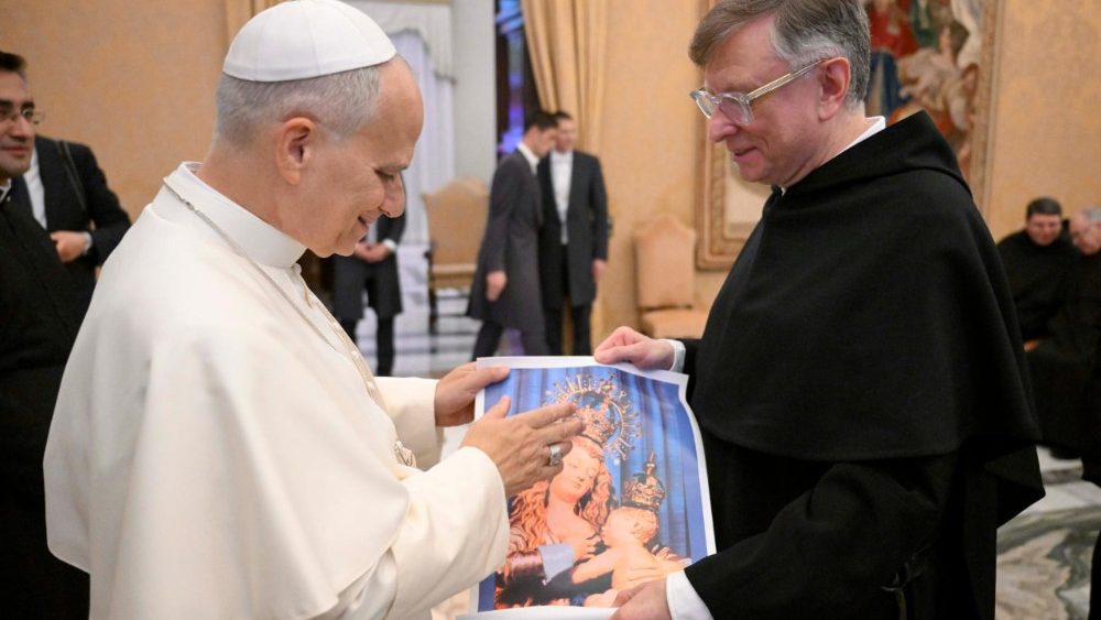 Аўдыенцыя для членаў ордэна Слугаў Марыі