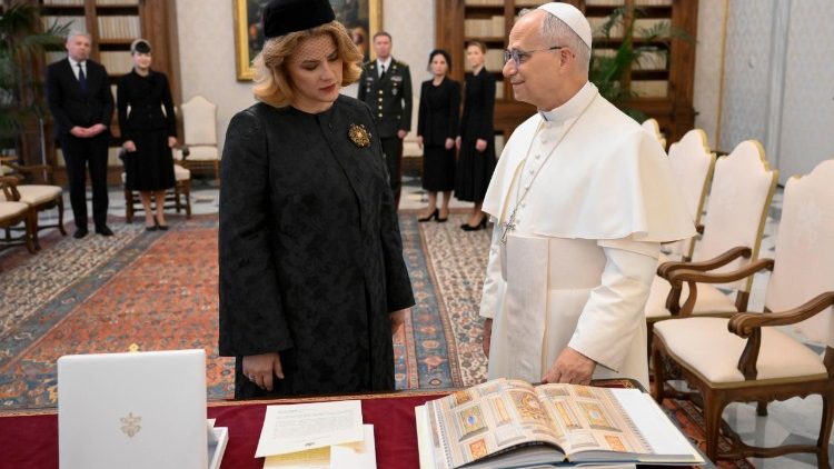 البابا يستقبل رئيسة وزراء جمهورية لاتفيا