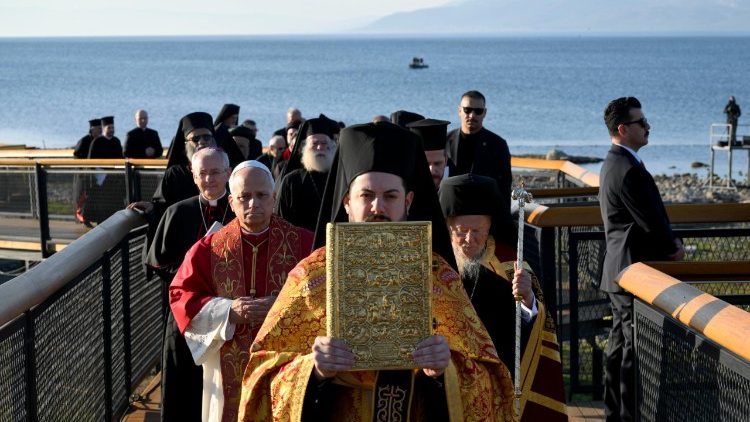 Pope Leo and Patriarch Bartholomew joined other Christian leaders to pray at the site of the Council of Nicaea