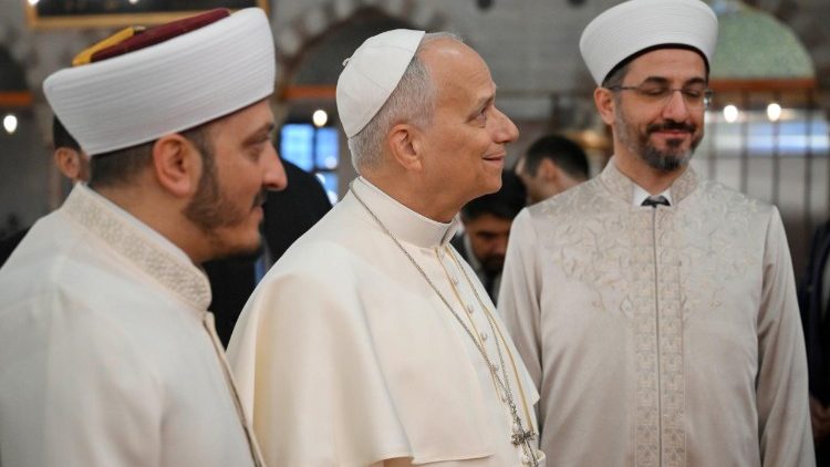 Leon XIV w Błękitnym Meczecie