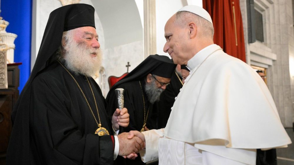 Візіт Папы ў сірыйскую праваслаўную царкву святога Яфрэма