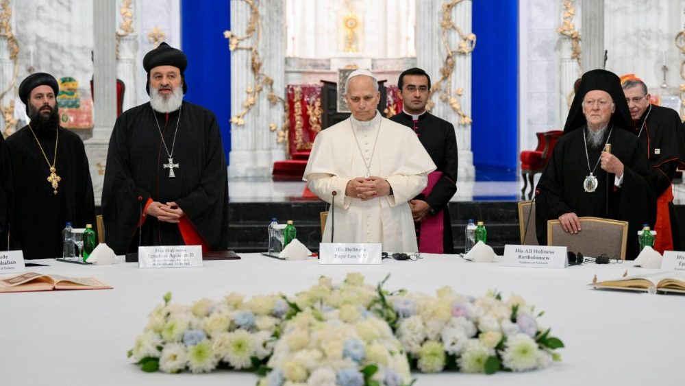 2025.11.29 Viaggio Apostolico in Turkiye - Incontro privato con i Capi delle Chiese e delle Comunita' Cristiane