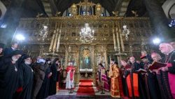 Pašlovinimo apeigos patriarchalinėje Šv. Jurgio bažnyčioje 