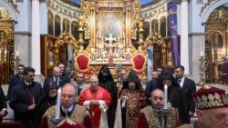 2025.11.30 Viaggio Apostolico in Turkiye - Visita di Preghiera alla Cattedrale Armena Apostolica